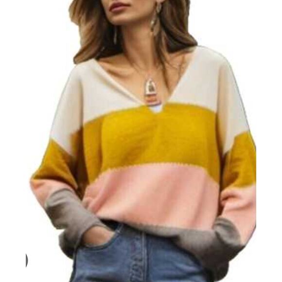 Mason and Belle striped sweater Stitch Fix super soft size XXL, NWT Cozycore - Picture 1 of 7